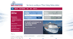 Desktop Screenshot of marine-catering-solutions.com